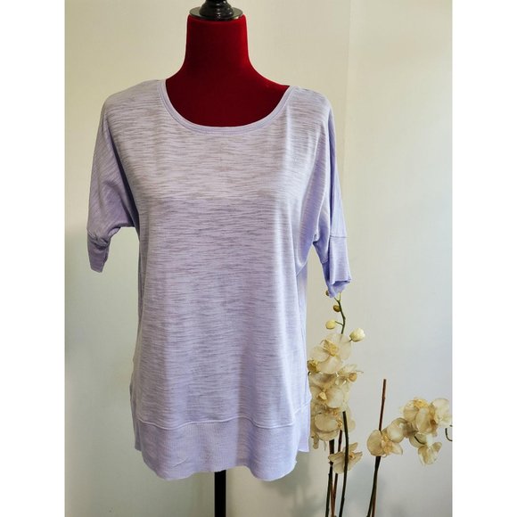 NWT Workshop purple tee kimono sleeve size M 380 - Picture 1 of 7